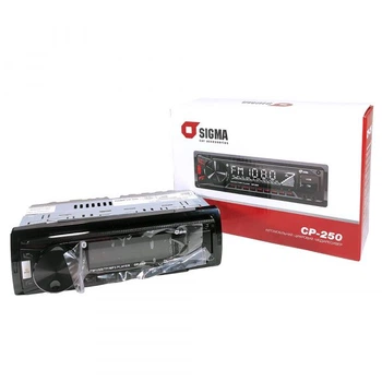 Автомагнитола sigma сp-250вт usb, 1 Din, Bluetooth, підсвітка rgb