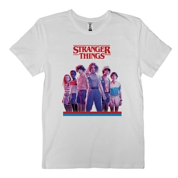 Футболка EPIC мужская Stranger Things (Очень Странные Дела) белая размер XL