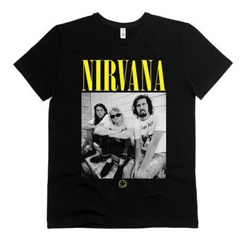 Футболка EPIC мужская Nirvana (Нирвана) черная размер L