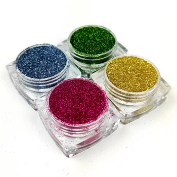 Набор блесток 4 цветов №2 для био-тату Fresh Tattoo, базовый (glitter-set-4x-2)