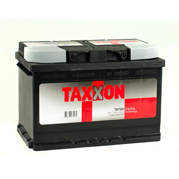 Аккумулятор Taxxon 75 Ah/12V "1" (+ слева)