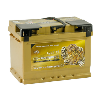 Аккумулятор G-Pard Gold 61 Ah/12V "0" (+ справа)