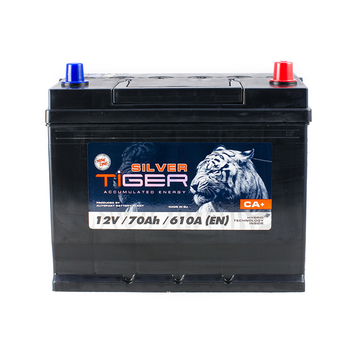 Аккумулятор Tiger Silver Japan 70 Ah/12V "0" (+ справа)