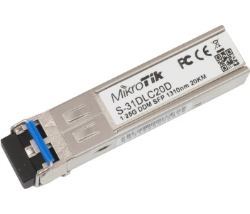 Оптический модуль SFP MikroTik S-31DLC20D 1.25G 20km