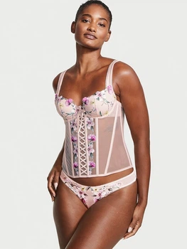 Корсет Victoria's Secret 139-064 L Пудровый