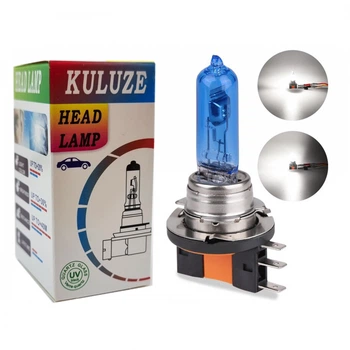 Автомобильная лампа H15 55W 12V +30% Xenon white (00508)