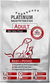 Karma sucha dla psów dorosych Platinum beef potato 15 kg (4260208740658)
