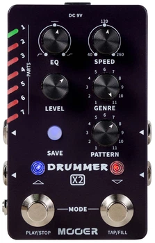 Педаль драм машина MOOER Drummer X2