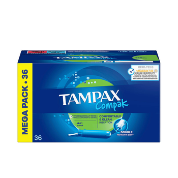 Тампони Tampax Compak Super 36 шт (8006540467992)