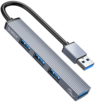 Hub USB Orico 1 x USB-A 3.1, 3 x USB-A 2.0 5 Gb/s (AH-A13-GY-BP)
