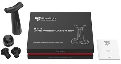 Zestaw do przechowywania wina Prestigio Wine Preservation Set (PWA102PS)