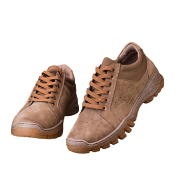 Тактические кроссовки койот весна/лето, Армейские кроссовки износостойкие с подкладкой 3D-сеткой, размер 40 (105004-40)