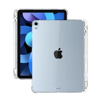 TPU чохол Galeo Anti-Shock with Pencil Holder для Apple iPad Air 4/5 10.9 (2020/2022) Transparent