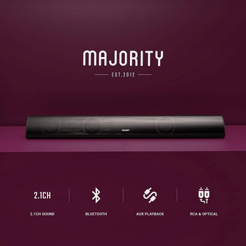 Саундбар із вбудованим сабвуфером Majority 120W TV Bluetooth/Optical