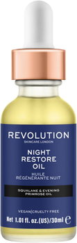 Serum do twarzy Revolution Make Up Night Restore Oil Squalane y Evening Primrose Oil 30 ml (5057566120548)