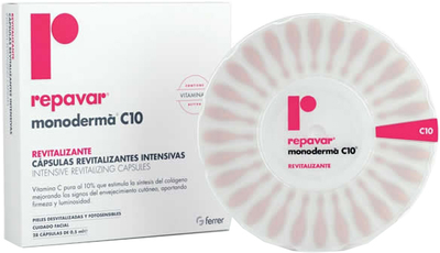 Сироватка для обличчя Repavar Revitalizante Monoderma Intensive Revitalizante 20 Capsules (8470001599520)