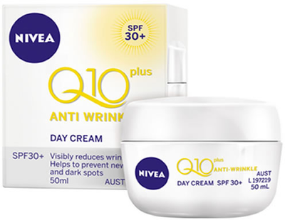Крем для обличчя Nivea Q10 Plus Anti Wrinkle Age Spot Day Cream SPF30 50 мл (4005900288479)