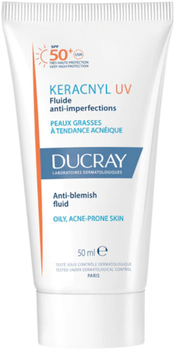Krem przeciwsłoneczny do twarzy Ducray Keracnyl UV SPF50 Cream 50 ml (3282770145175)