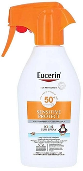 Сонцезахисний спрей для дітей Eucerin Sun Sensitive Protection Kids Spray SPF50 250 мл (4005800330148)