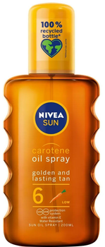 Олія-спрей для засмаги Nivea Sun Oil Spray SPF6 200 мл (4005900254054)