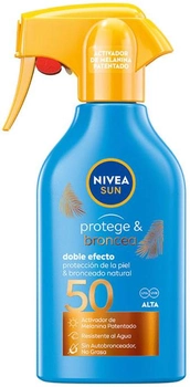 Сонцезахисний спрей Nivea Protect & Bronze Sun Spray SPF50 270 мл (4005900908827)