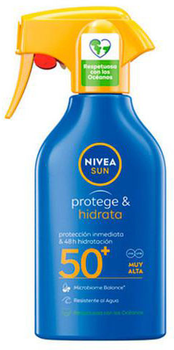 Сонцезахисний спрей для тіла Nivea Sun Protege y Hidrata Pistola SPF50 270 мл (4005900908735)