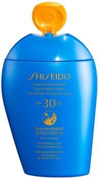 Сонцезахисний лосьйон для обличчя та тіла Shiseido Expert Sun Protector Face And Body Lotion SPF30+ 150 мл (768614156758)