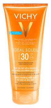 Сонцезахисний крем Vichy Ideal Soleil Milk-Gel Wet Skin SPF30 200 мл (3337875474900)