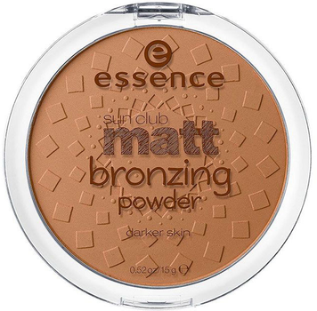 Пудра Essence Cosmetics Sun Club Bronceador Mate 02-Luminous Ivory 15 г (4250035258648)