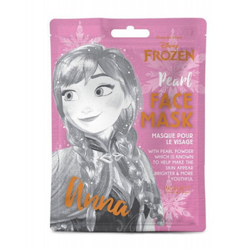 Maska na twarz z tkaniny Disney Frozen Mascarilla Facial Anna 25ml (5060599182919)