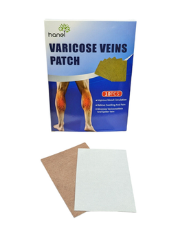 Пластырь от варикоза Varicose Veins Patch 10 шт (2594)
