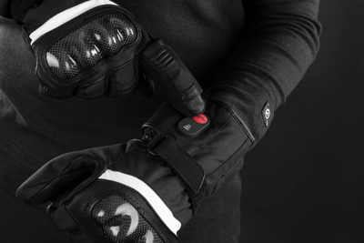 Перчатки с подогревом 2E Rider Black размер L
