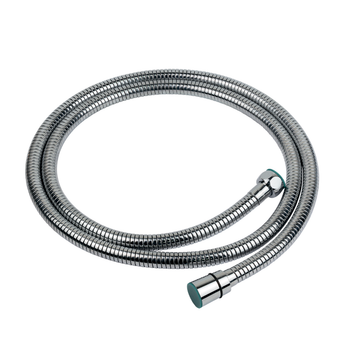 Шланг для душа 1/2" SS хромированный растяжной с подшипником 150-210см AQUATICA XB-8153 (9792020)
