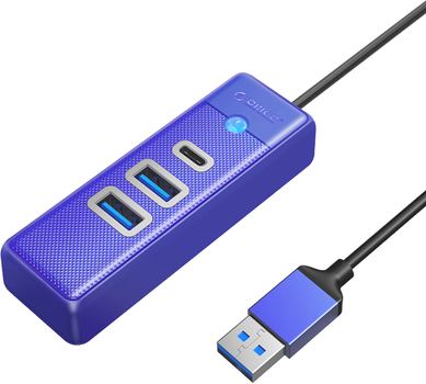 Hub USB Orico 2 x USB 3.0 + USB-C Niebieski (PWC2U-U3-015-BL-EP)
