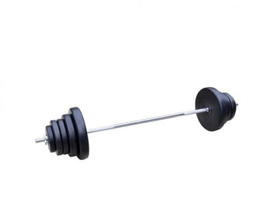Штанга RN-Sport на 50 кг + перчатки ABS покрытие блинов