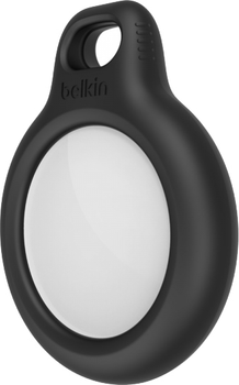 Тримач Belkin Secure AirTag з кільцем для ключів Чорний (F8W973BTBLK)