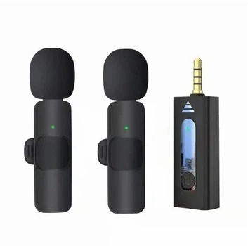 Микрофон K35 Lavalier беспроводной 3,5мм нагрудный, всенаправленный, конденсаторный 2 шт.