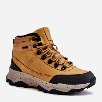 Zimowe buty trekkingowe wysokie Cross Jeans KK1R4026C 43 Brązowe (8697319350876)