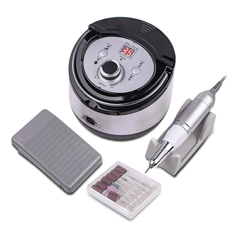 Фрезер для манікюру Nail Drill ZS-606 PRO SILVER на 65 Вт./35000 обертів