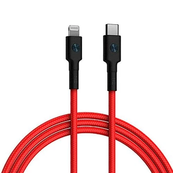 Кабель ZMi Cable USB to Lighting 2.4A 0.3m AL872 Red