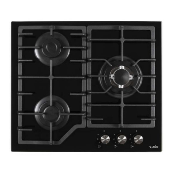 Газова варильна поверхня ventolux hsf630-t3g cestb (bk)