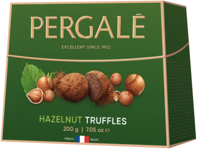 Цукерки Pergale Truffles лісовий горіх 200 г (4770179180235)