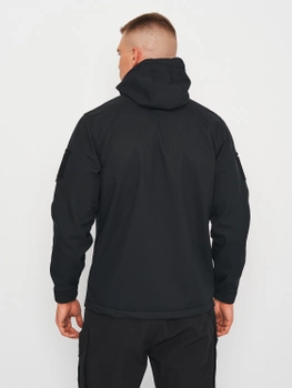 Тактична куртка Kodor Soft Shell КCS 7222 2XL Чорний (24100024166)