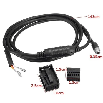 Aux кабель (адаптер) для штатной магнитолы bmw E60 E61 E63 E64