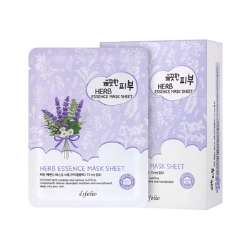 Маска тканевая для лица Esfolio Pure Skin Essence Herb Mask Sheet с травами
