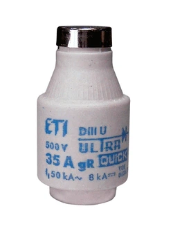 Предохранитель DIIUQ16A/500V gR (50 kA) ETI (4322005)