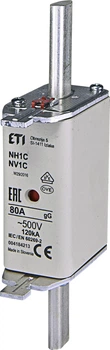 Запобіжник NH-1C/gG 80A 500V KOMBI ETI (4184213)
