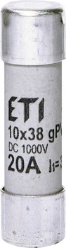 Предохранитель CH 10x38 gPV 20A 1000V (30kA) ETI (2625085)