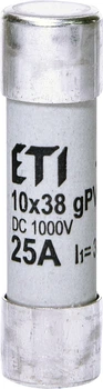 Предохранитель CH 10x38 gPV 25A 1000V (30kA) ETI (2625139)