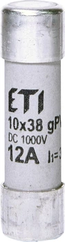 Предохранитель CH 10x38 gPV 12A 1000V (30kA) ETI (2625077)